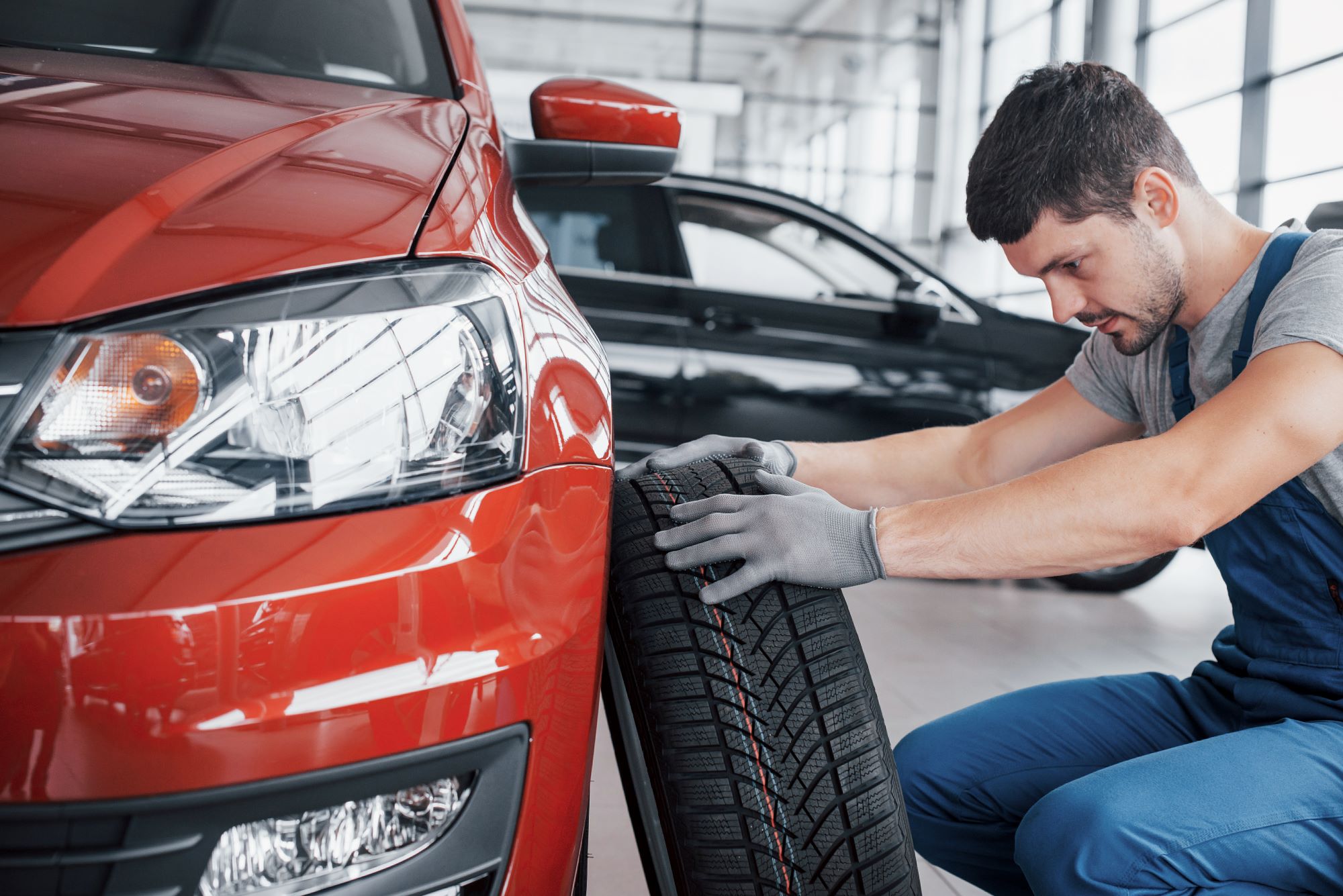 Replacing tire